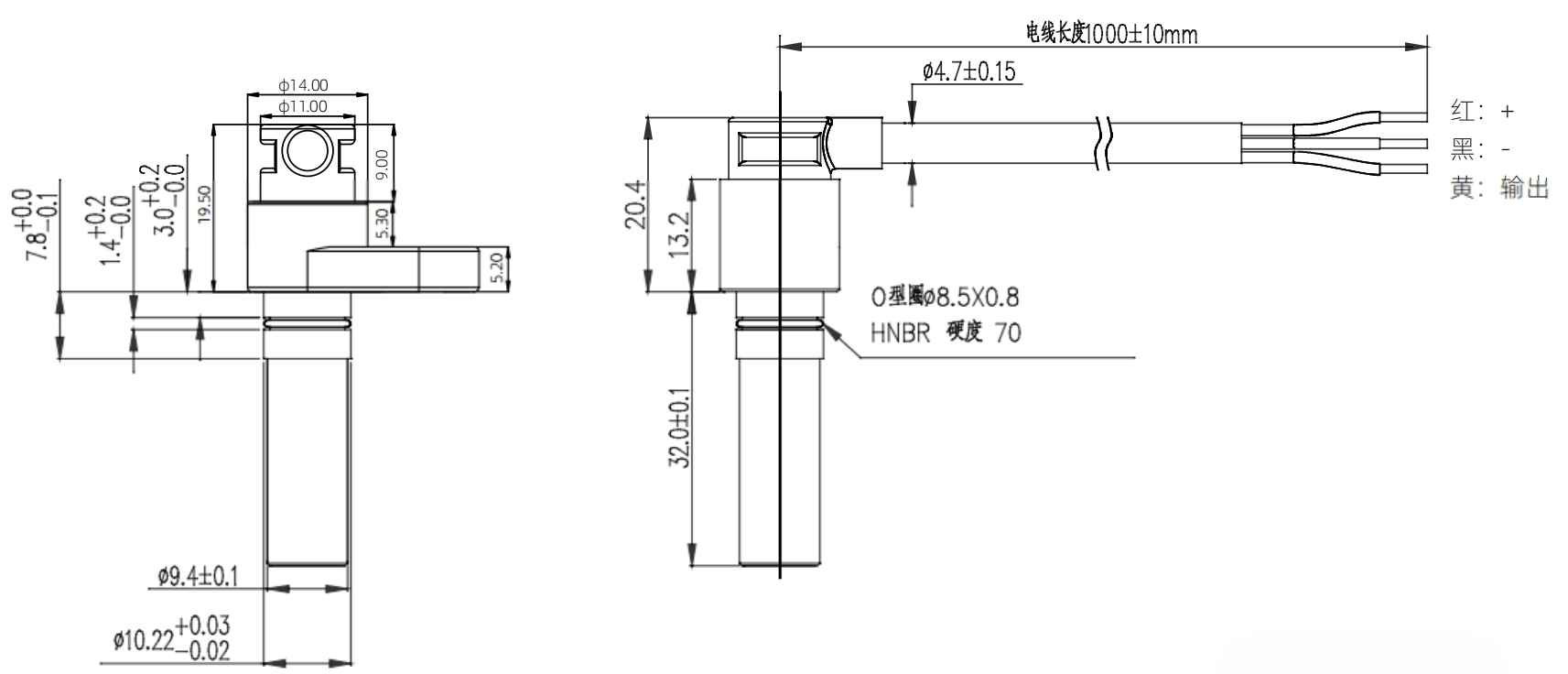 轉速傳感器 閥芯位置傳感器 閥芯位移傳感器